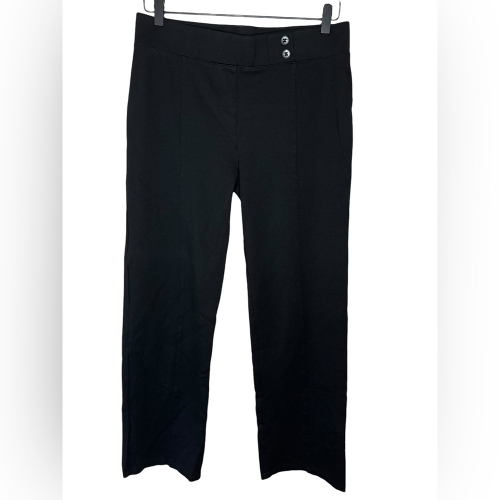 Betabrand Straight Leg Yoga Dress Pant Size LP Black